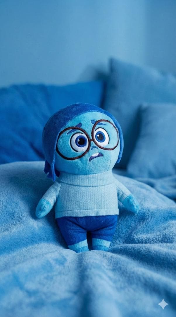 Peluche Tristesse — photo produit